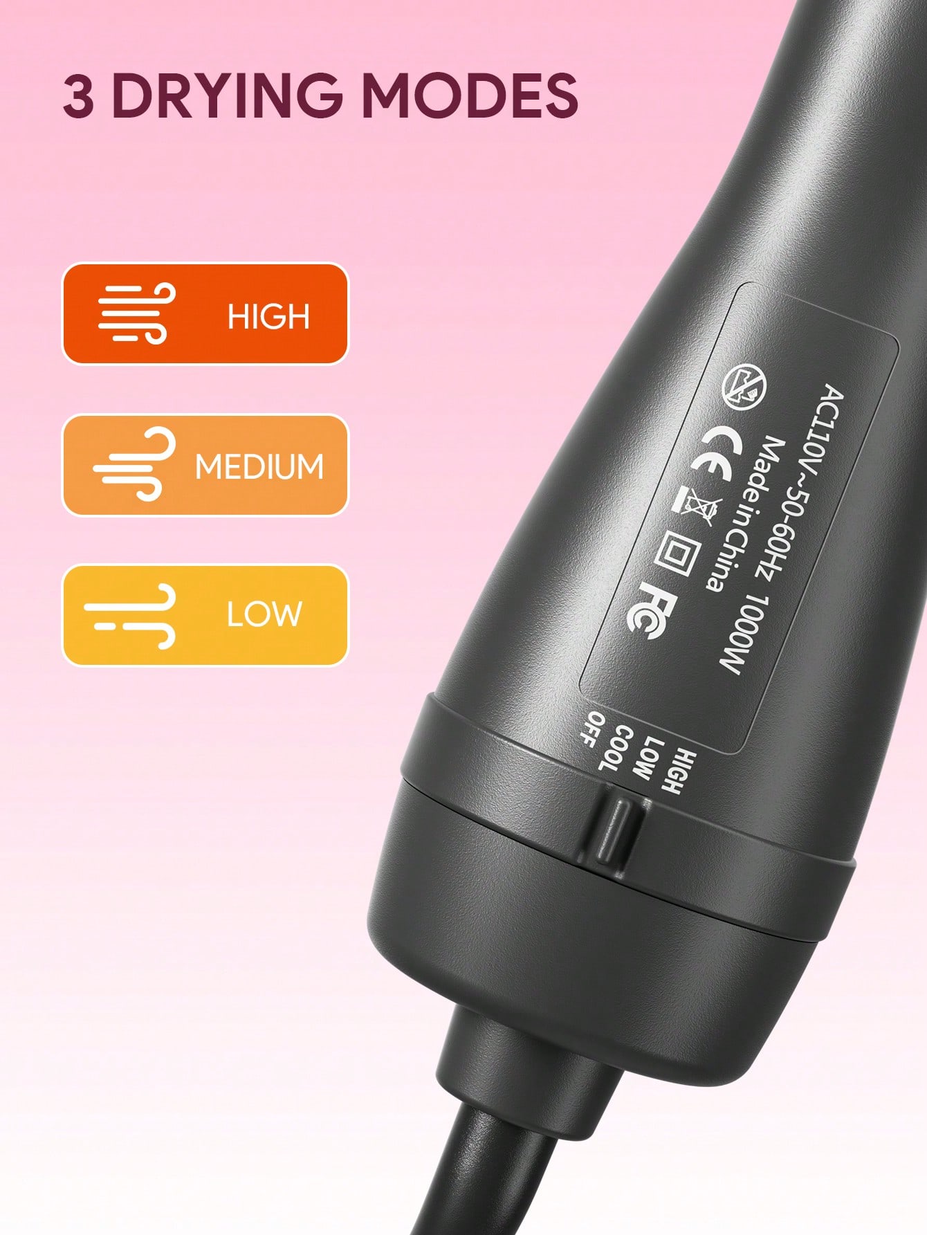 JMMO 3 In 1 Hot Air Brush With - Hair Care Step 评论和价格