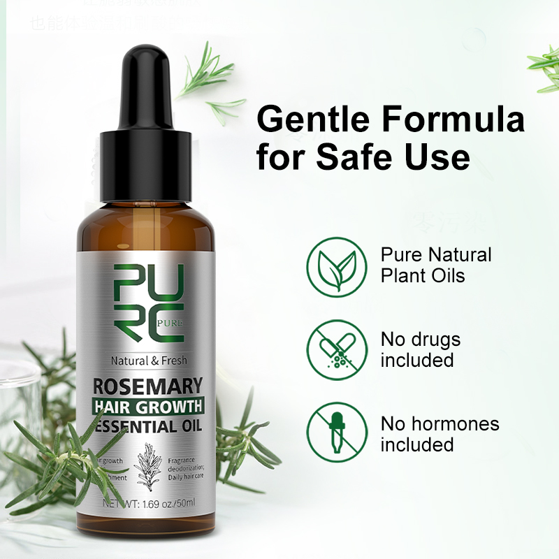 PURC Rosemary Oil for Hair Gro - Hair Care Essential Oil Atomizing 评论和价格