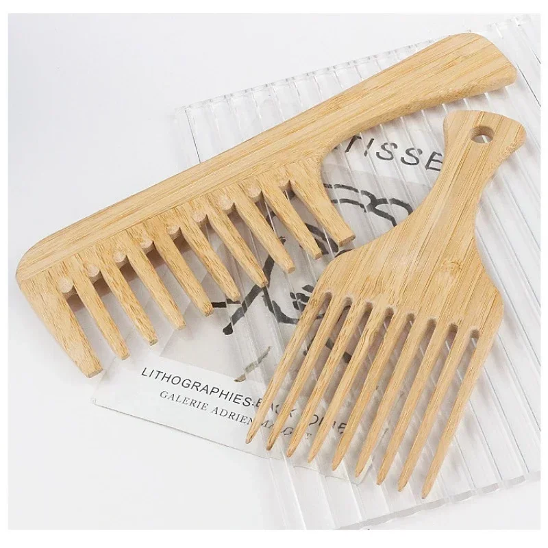 1Pcs Natural Bamboo Wooden Hai - Bamboo Hair Brush 评论和价格