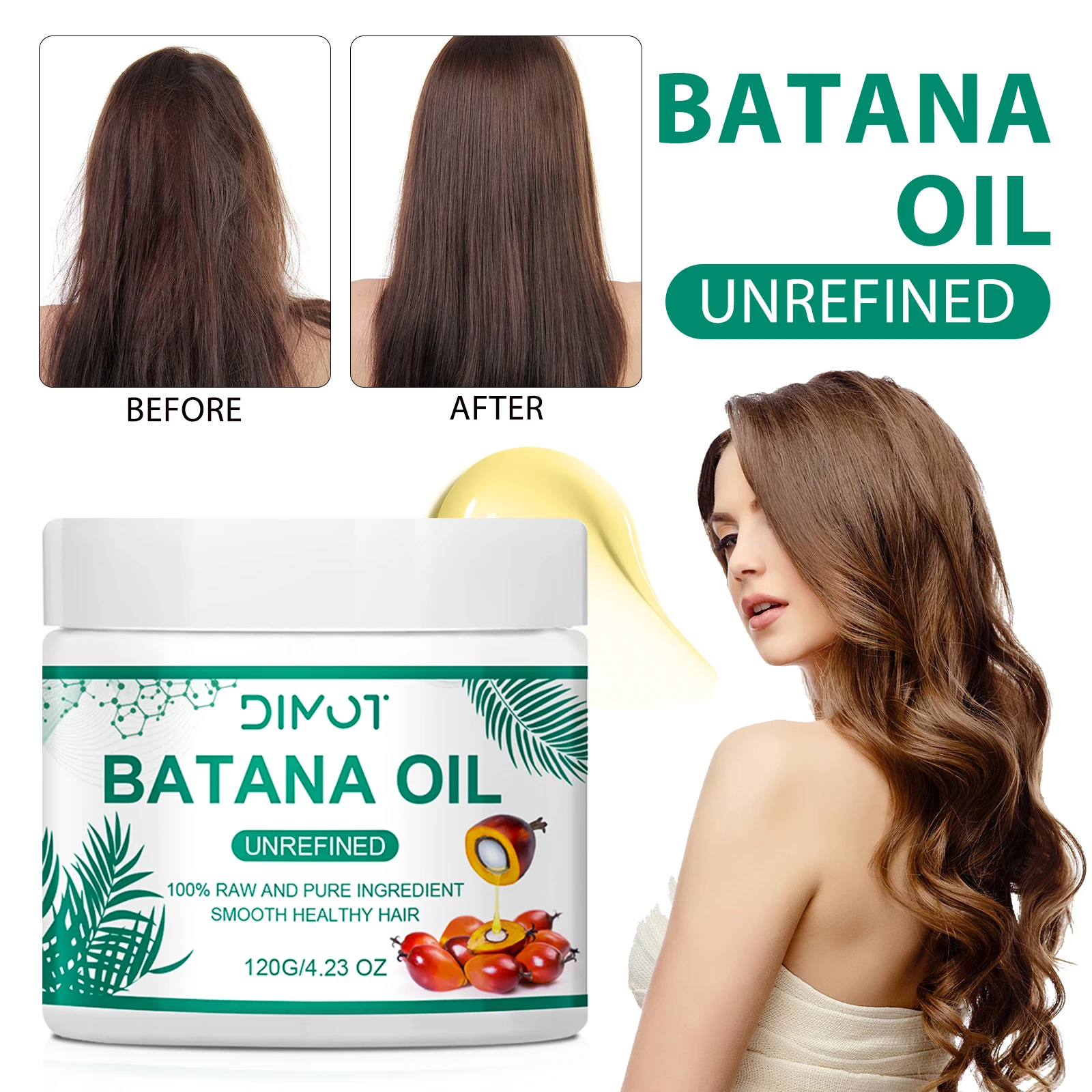 Hair Mask Batana Oil Hair Grow - Hair Care Natural Products 评论和价格