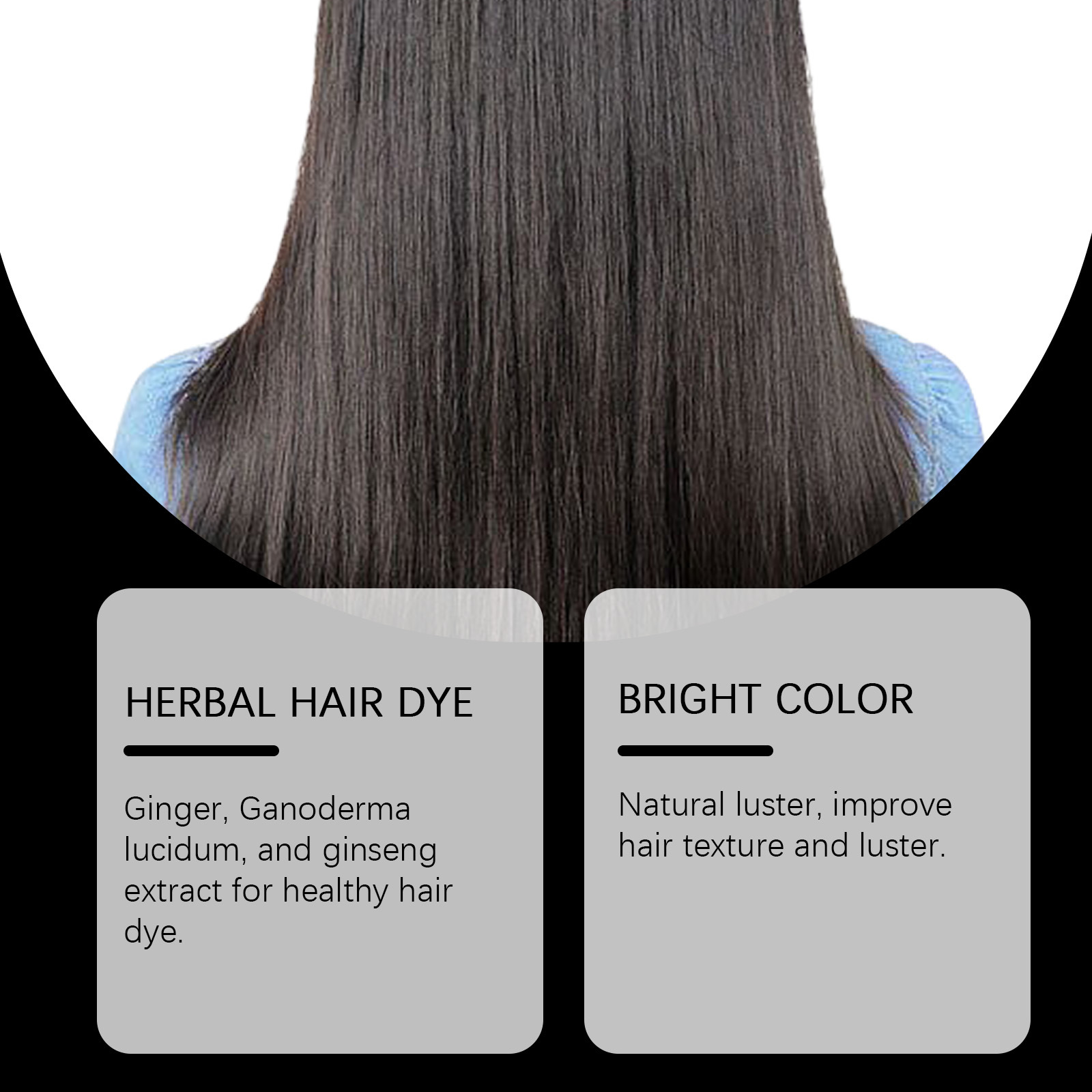 Natural Herbal Black Hair Dye  - Hair Care Step 评论和价格