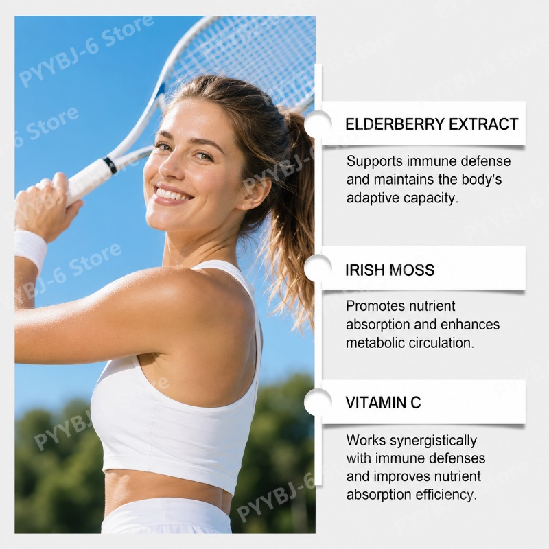Elderberry Sea Moss Gummies wi - Hair Care Wella 评论和价格