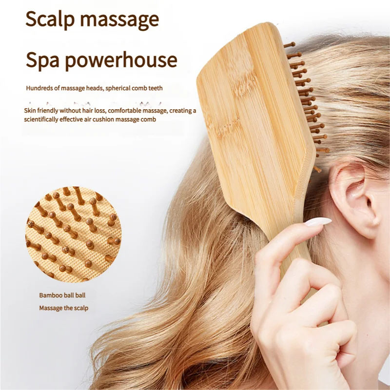 Bamboo Hair Brush Women Stylin - Bamboo Hair Brush 评论和价格