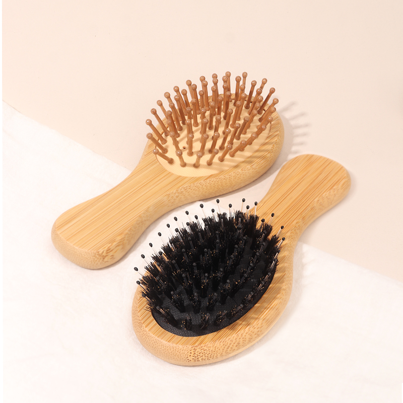 Bamboo Mini Airbag Comb Anti S - Bamboo Hair Brush 评论和价格