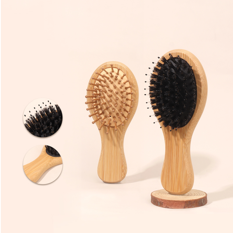 Bamboo Mini Airbag Comb Anti S - Bamboo Hair Brush 评论和价格