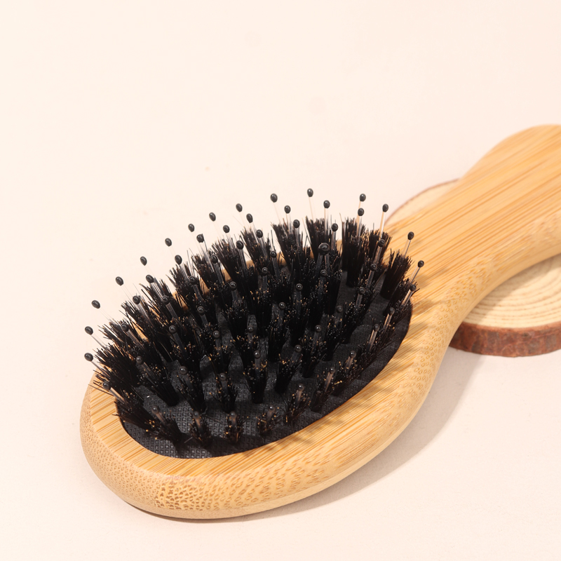 Bamboo Mini Airbag Comb Anti S - Bamboo Hair Brush 评论和价格