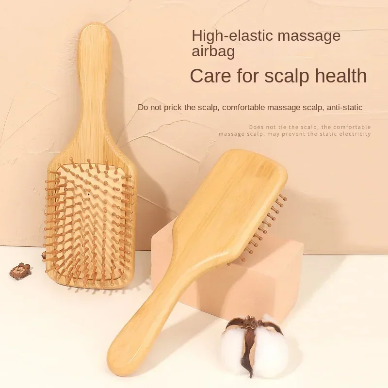 Premium Wooden Bamboo Scalp Ma - Bamboo Hair Brush 评论和价格